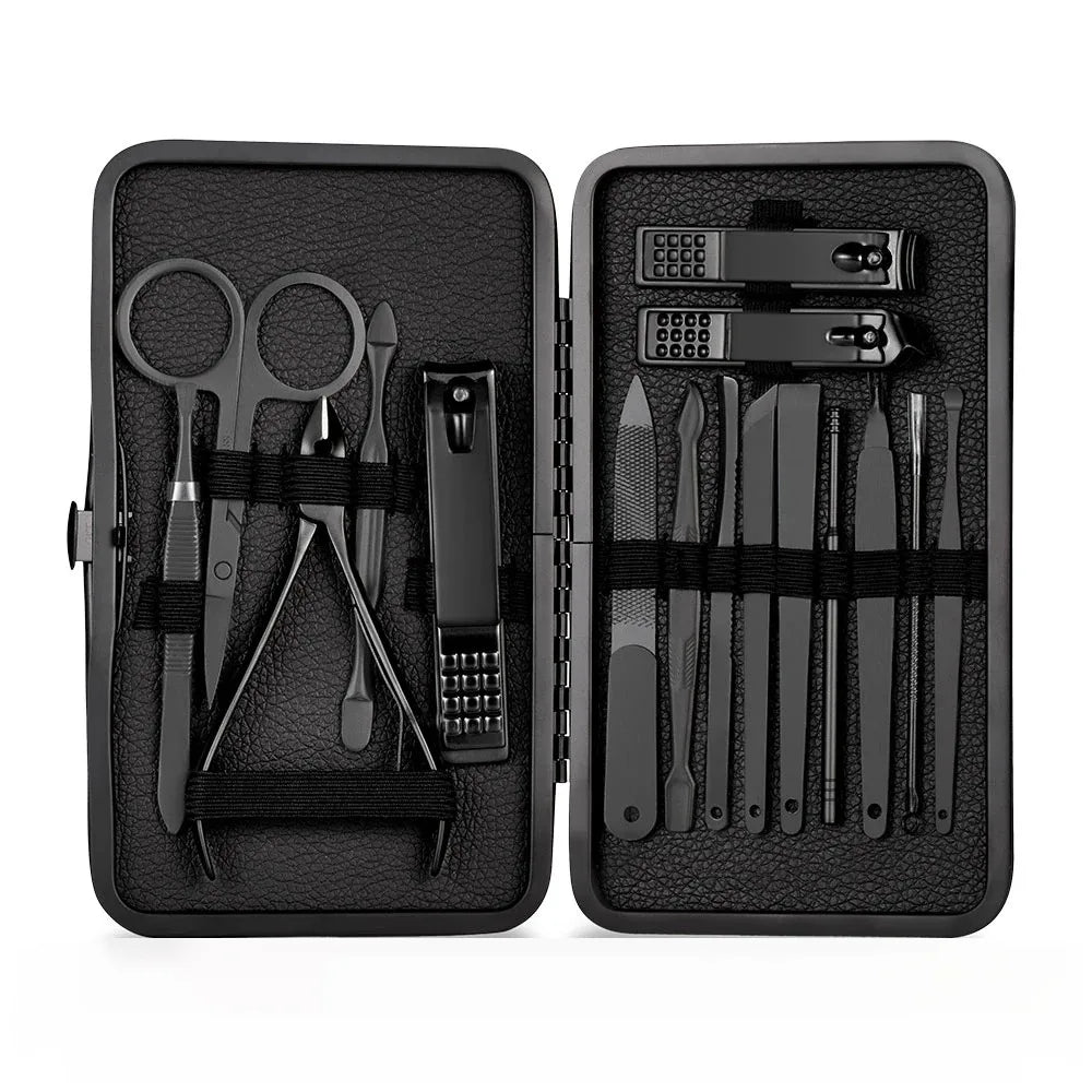 Lumara All-in-One Piece Premium Nail Care Set – Stainless Steel Grooming Kit